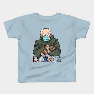 Bernie and his mittens Kids T-Shirt